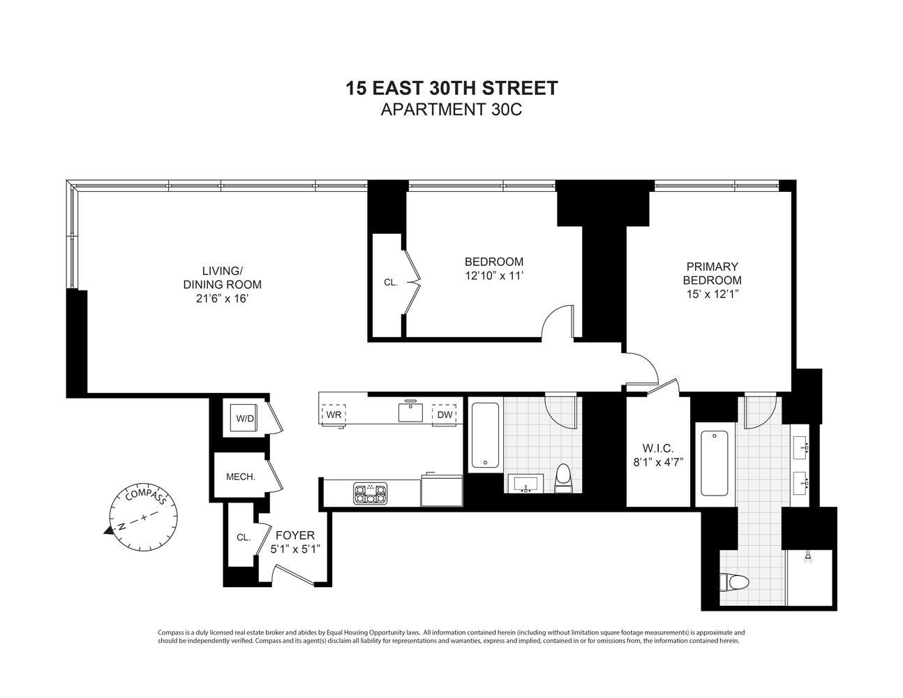 $3,350,000 | 15 East 30th Street, Unit 30C | NoMad