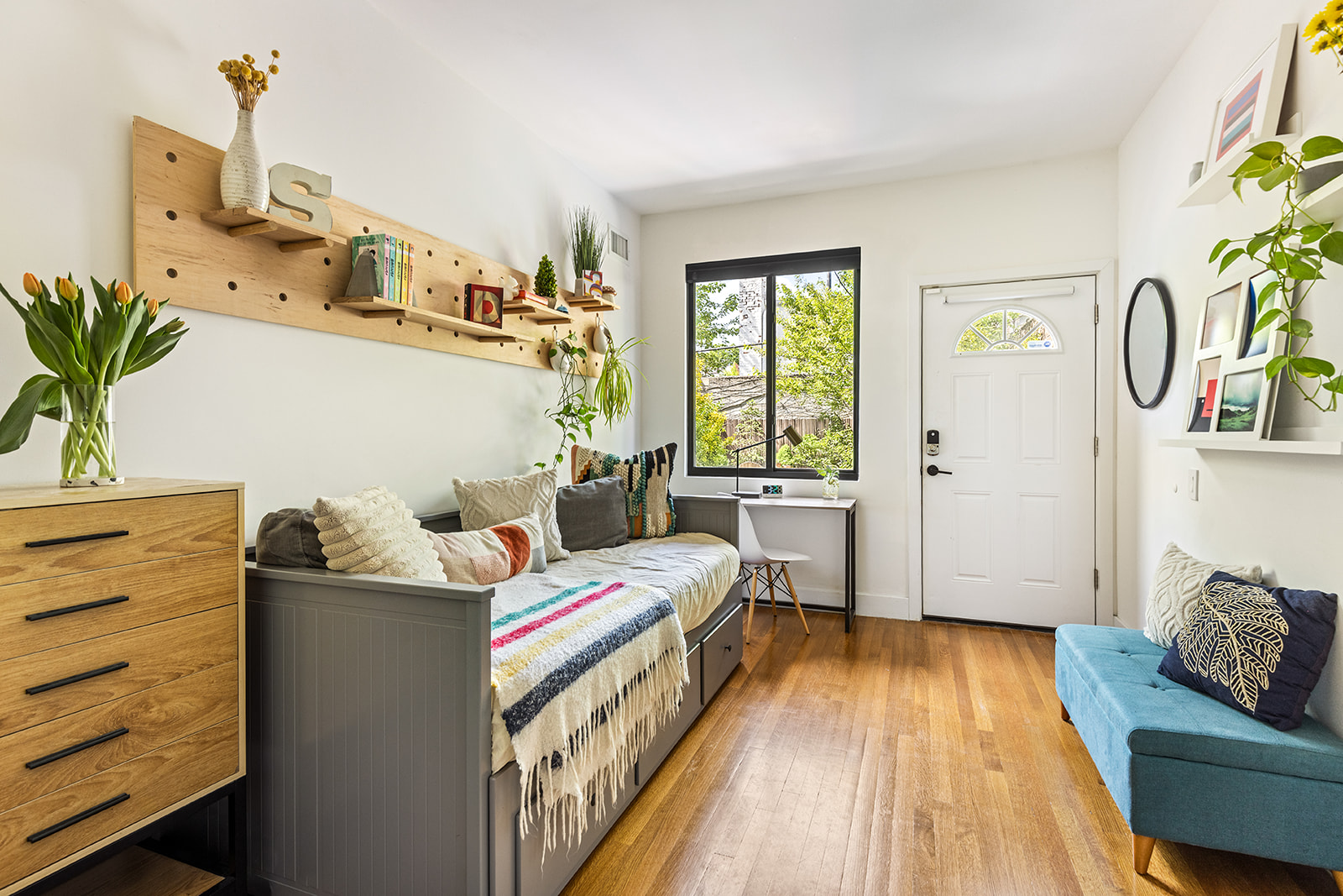 495 Rutland Road, Unit 1 Brooklyn, NY 11203 - Photo 5 of 13 a living room with furniture and a window