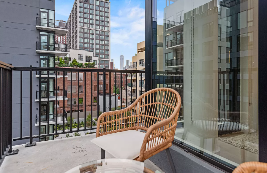 218 Front Street, Unit 231 Brooklyn, NY 11201 - Photo 3 of 35 a view of a balcony with a couch