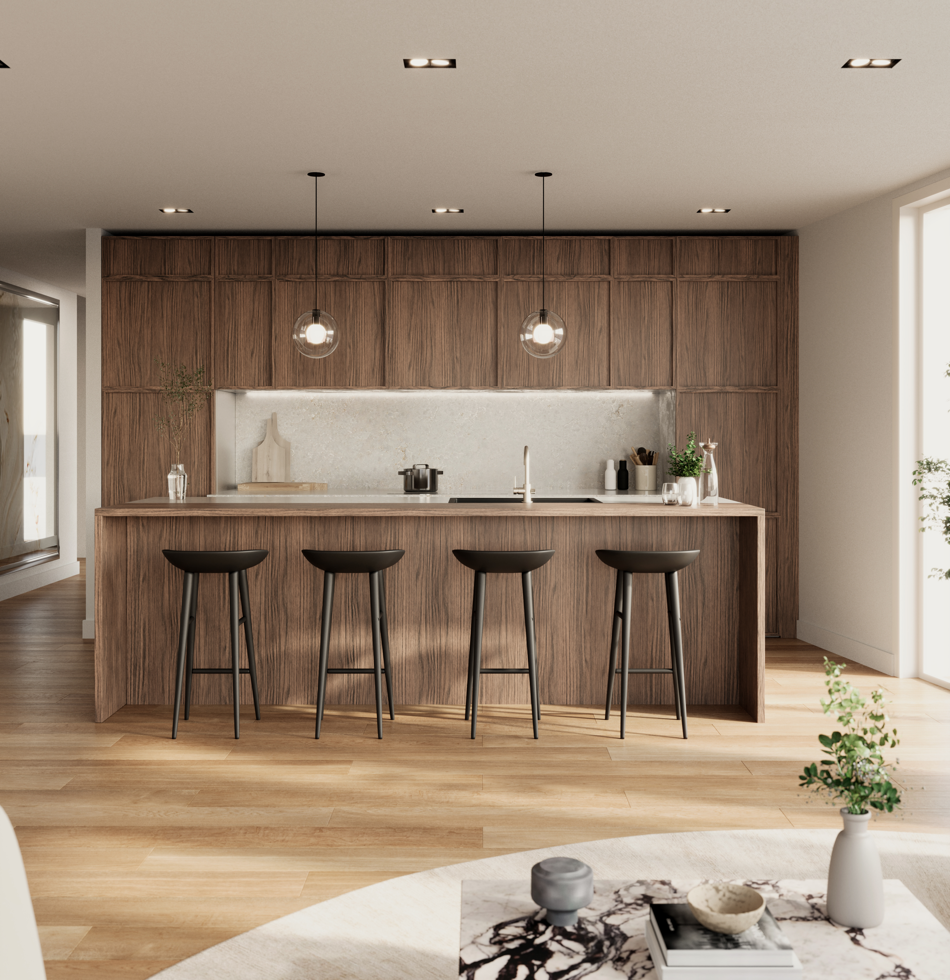 28 Herbert Street, Unit 2E Brooklyn, NY 11222 - Photo 1 of 3 a kitchen with a table and chairs in it