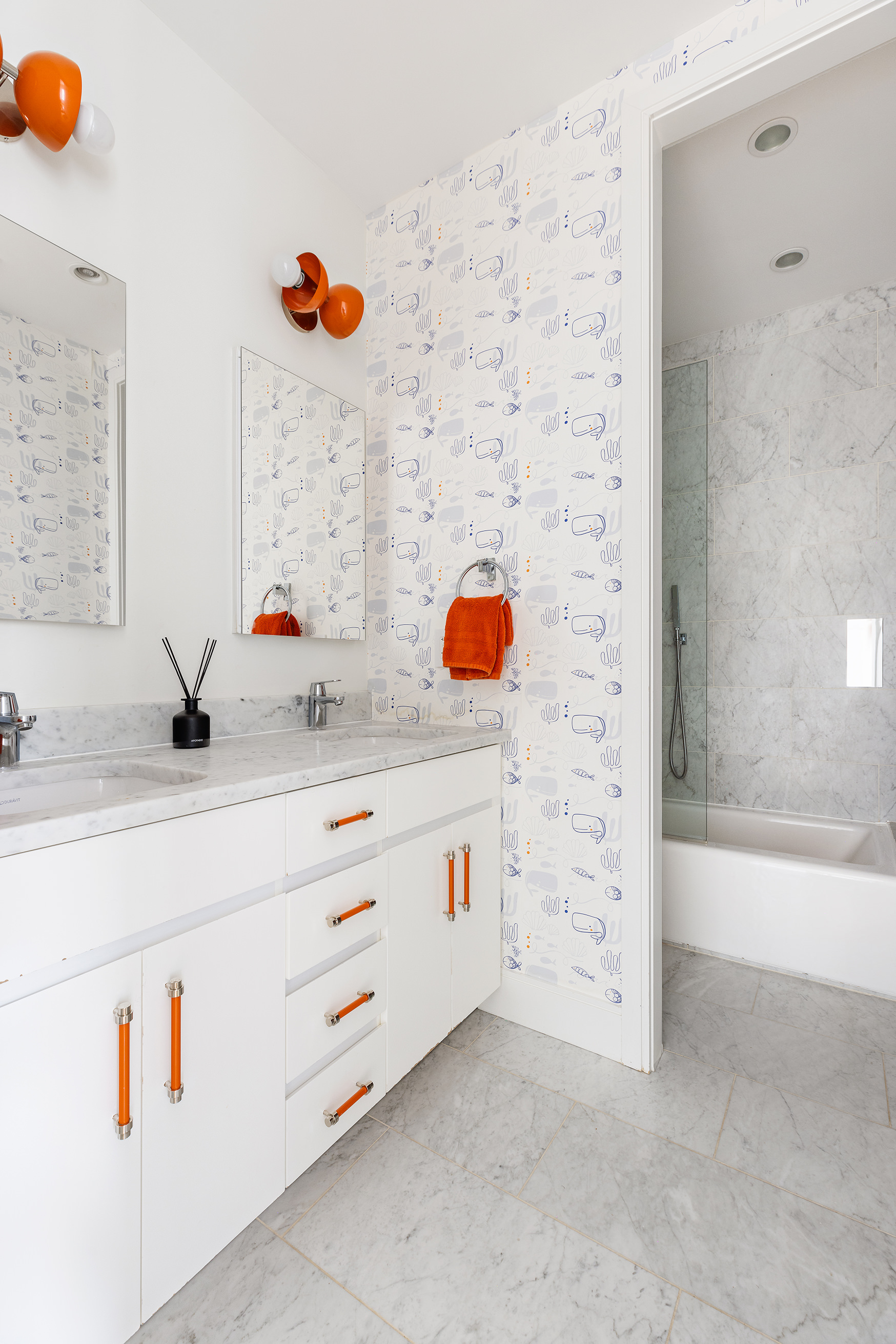 43 Dean Street Brooklyn, NY 11201 - Photo 10 of 17 a bathroom with a sink a tub and a shower