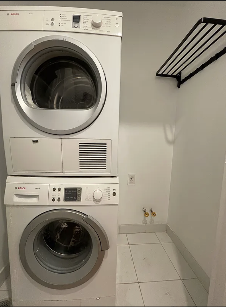 34 Crooke Avenue, Unit 4B Brooklyn, NY 11226 - Photo 9 of 12 a utility room with dryer and washer