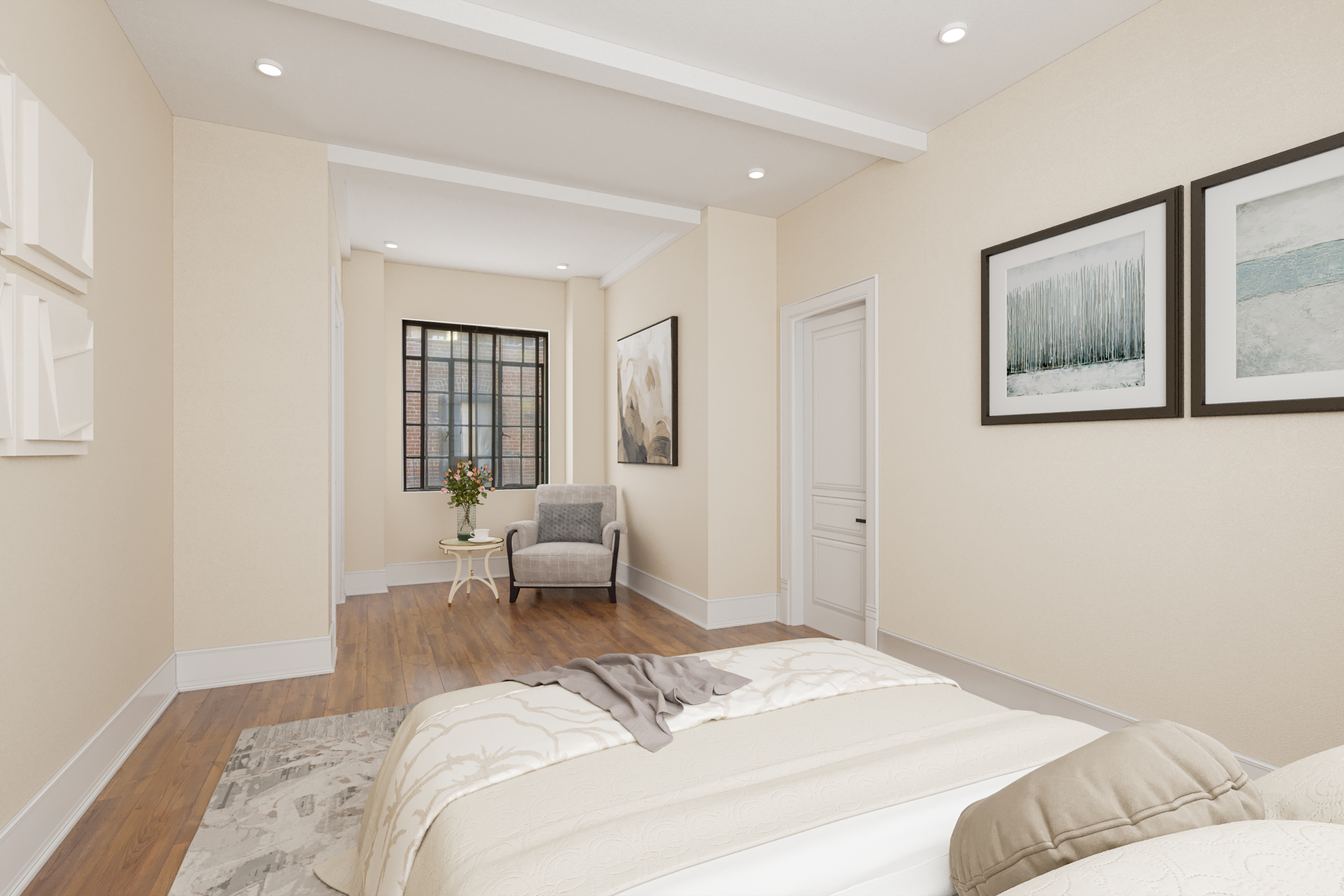 210 West 78th Street, Unit 8C Manhattan, NY 10024 - Photo 15 of 21 a bedroom with a bed and furniture