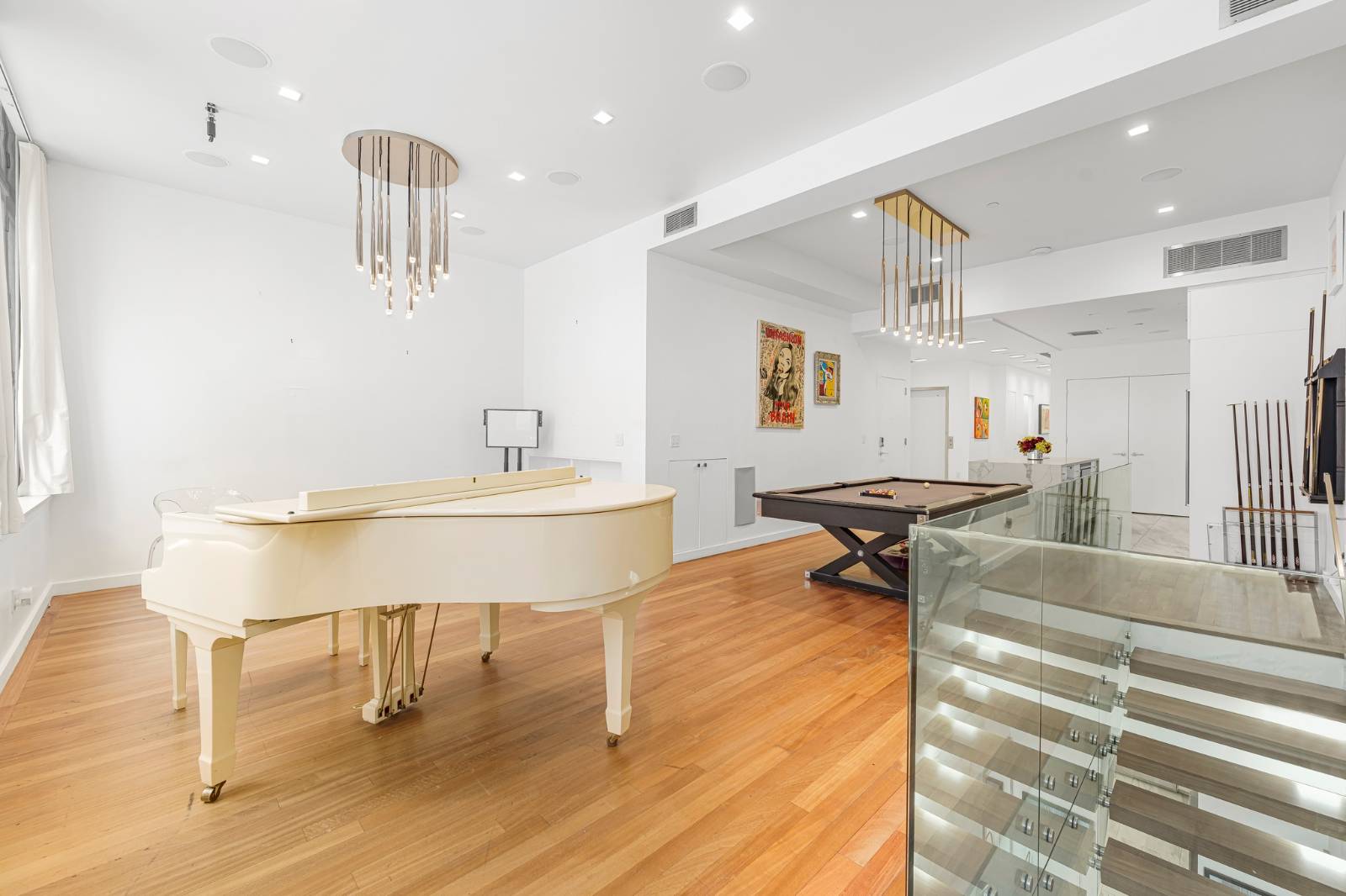 124 East 13th Street, Unit 3 Manhattan, NY 10003 - Photo 5 of 26 a room with table tennis and air hockey table