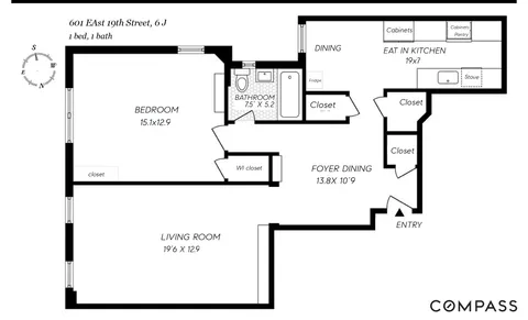 $529,000 | 601 East 19th Street, Unit 6J | Ditmas Park