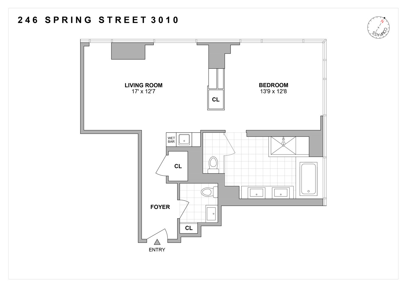 246 Spring Street, Unit 3010 Manhattan, NY 10013 - Photo 17 of 17