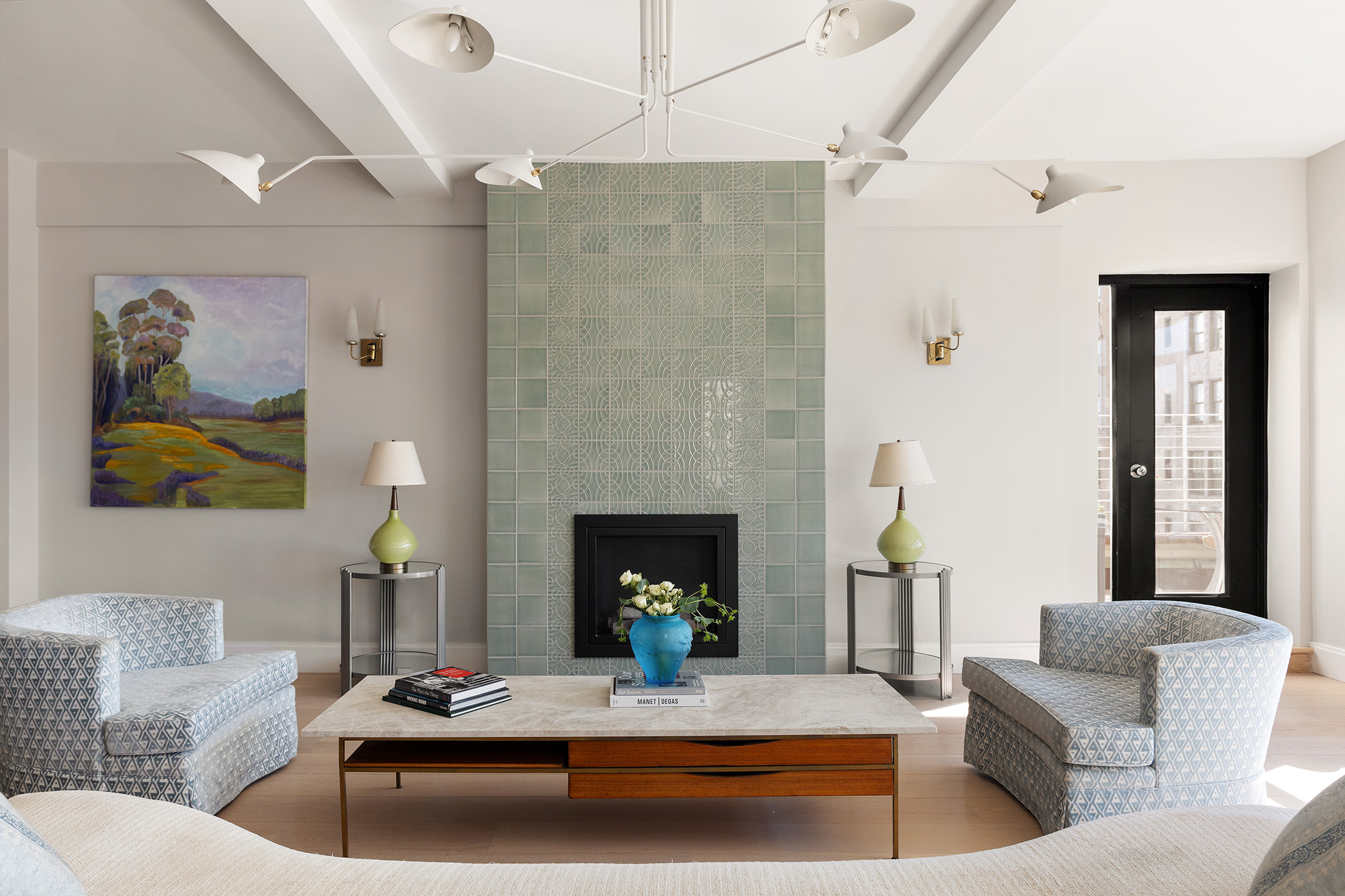 15 West 84th Street, Unit PHB Manhattan, NY 10024 - Photo 2 of 15 a living room with furniture and a fireplace