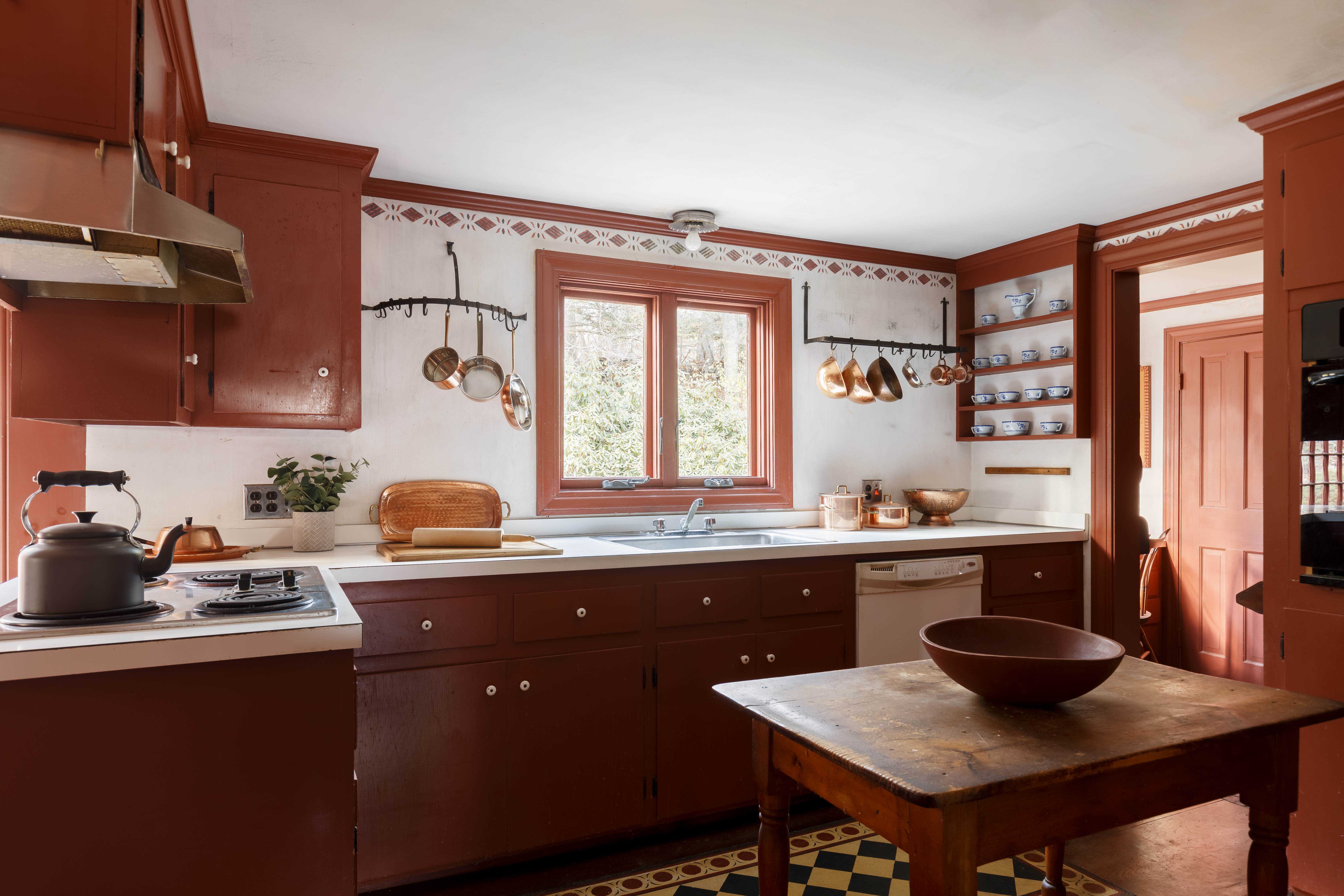 59 Conant Road Lincoln, MA 01773 - Photo 9 of 47 a kitchen with sink cabinets and window