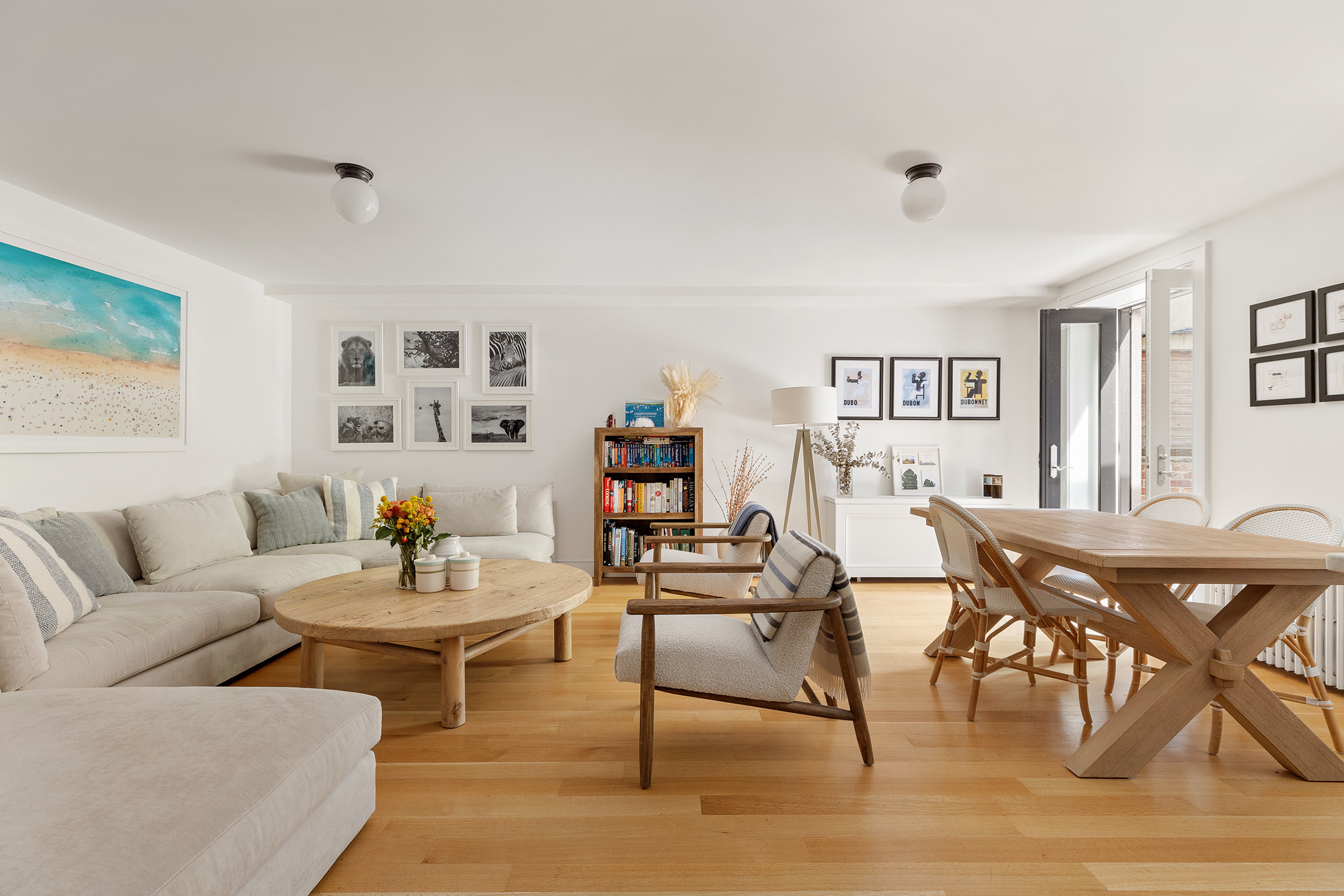 6 Strong Place, Unit GARDEN Brooklyn, NY 11231 - Photo 1 of 10 a living room with furniture and wooden floor