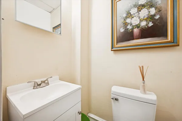 a bathroom with a sink and a toilet