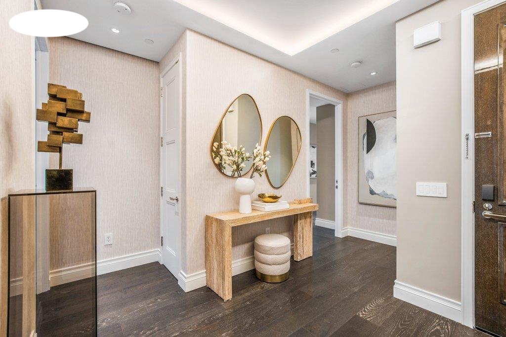 35 Hudson Yards, Unit 6201 Manhattan, NY 10001 - Photo 10 of 32 a view of living room and wooden floor