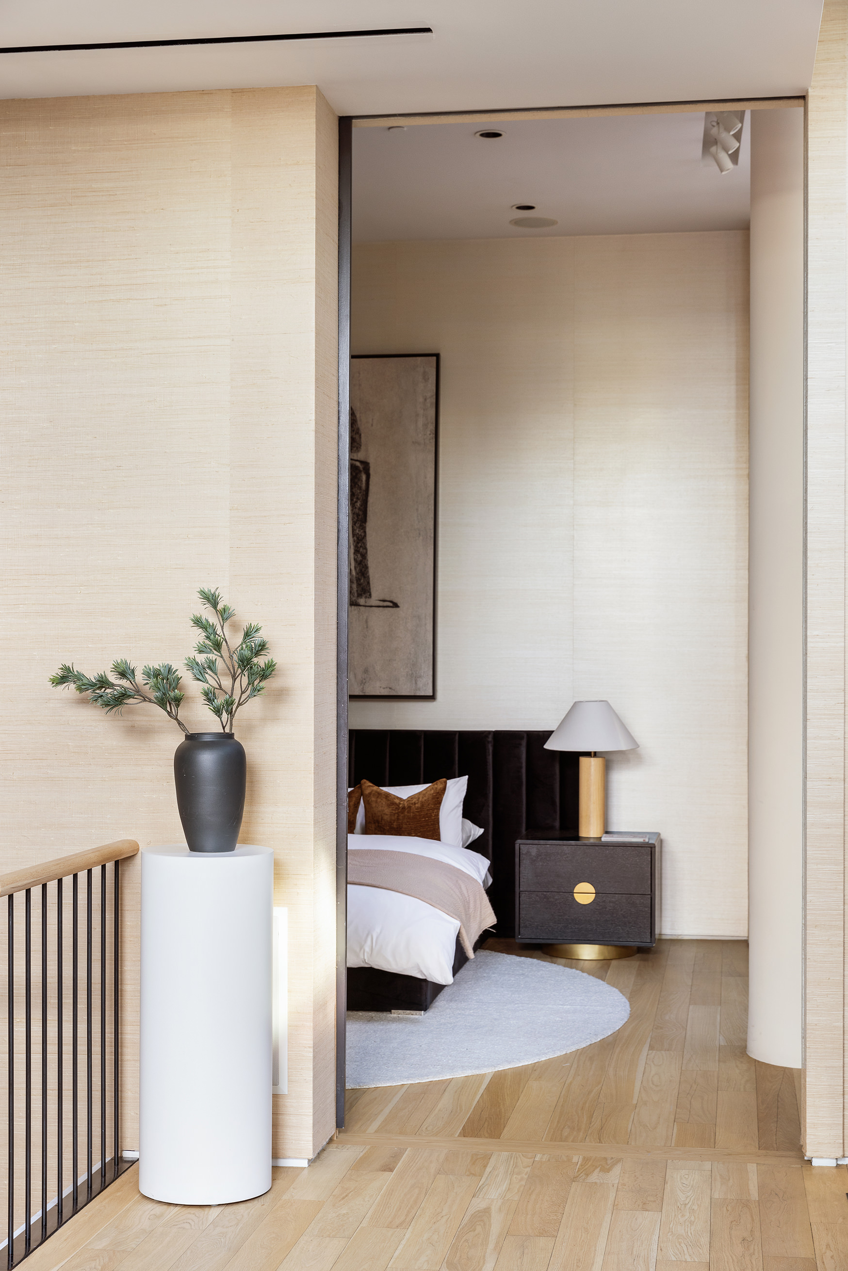 166 Perry Street, Unit 1C Manhattan, NY 10014 - Photo 8 of 18 a bedroom with a bed and a window