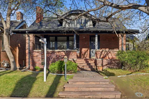 front view of a house with a porch