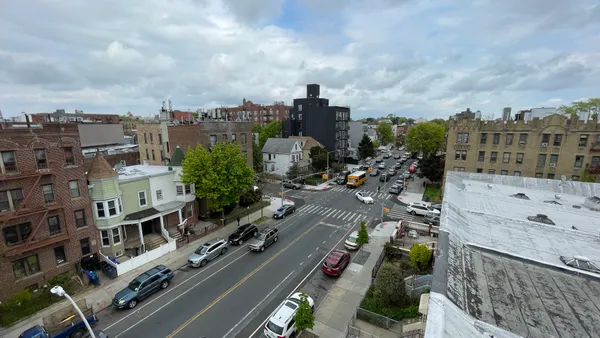 a view of a large building