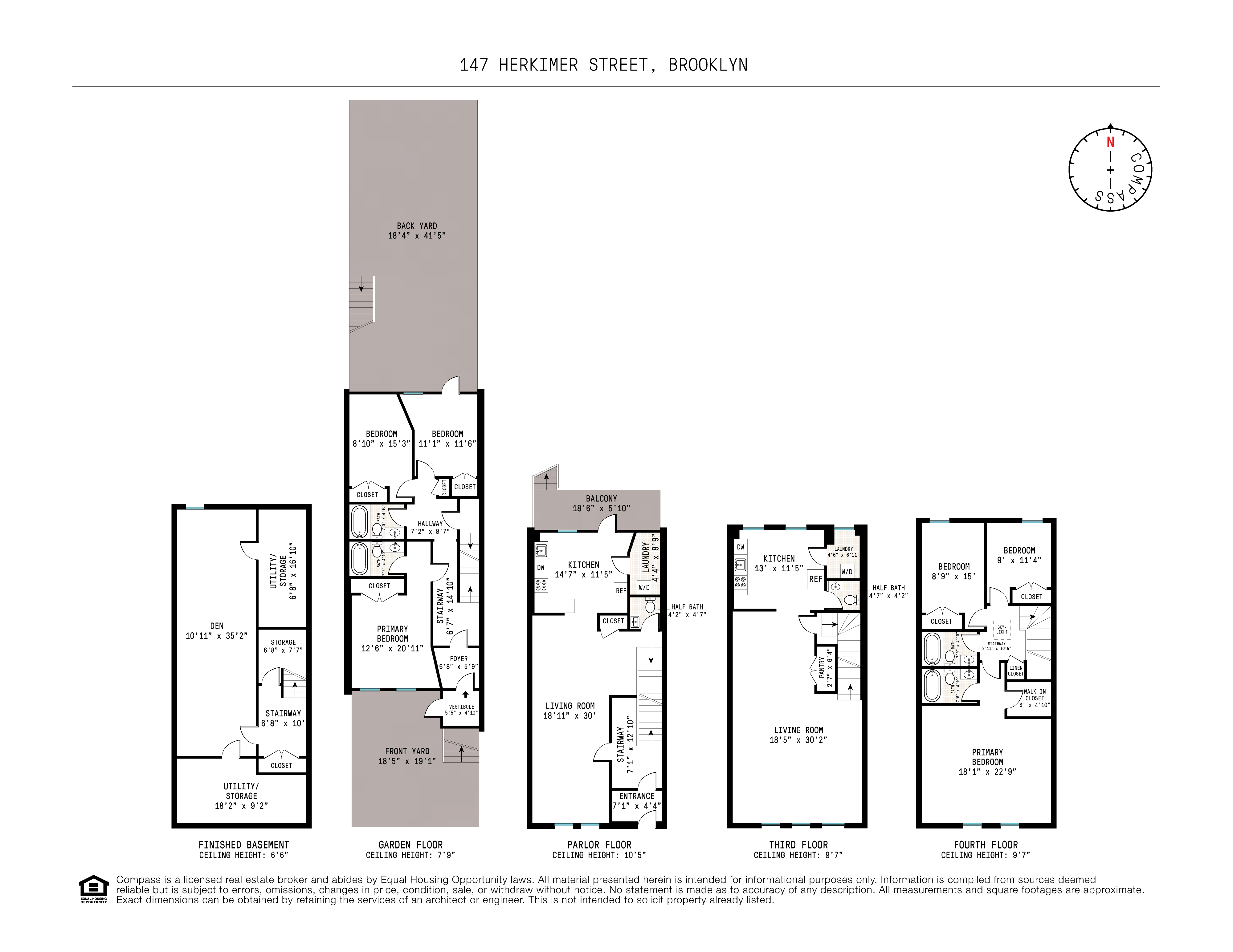 147 Herkimer Street Brooklyn, NY 11216 - Photo 25 of 25 a picture of a floor plan