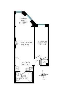 $640,000 | 119 West 80th Street, Unit 2F | Upper West Side