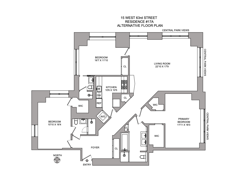 15 West 63rd Street, Unit 17A Manhattan, NY 10023 - Photo 14 of 14