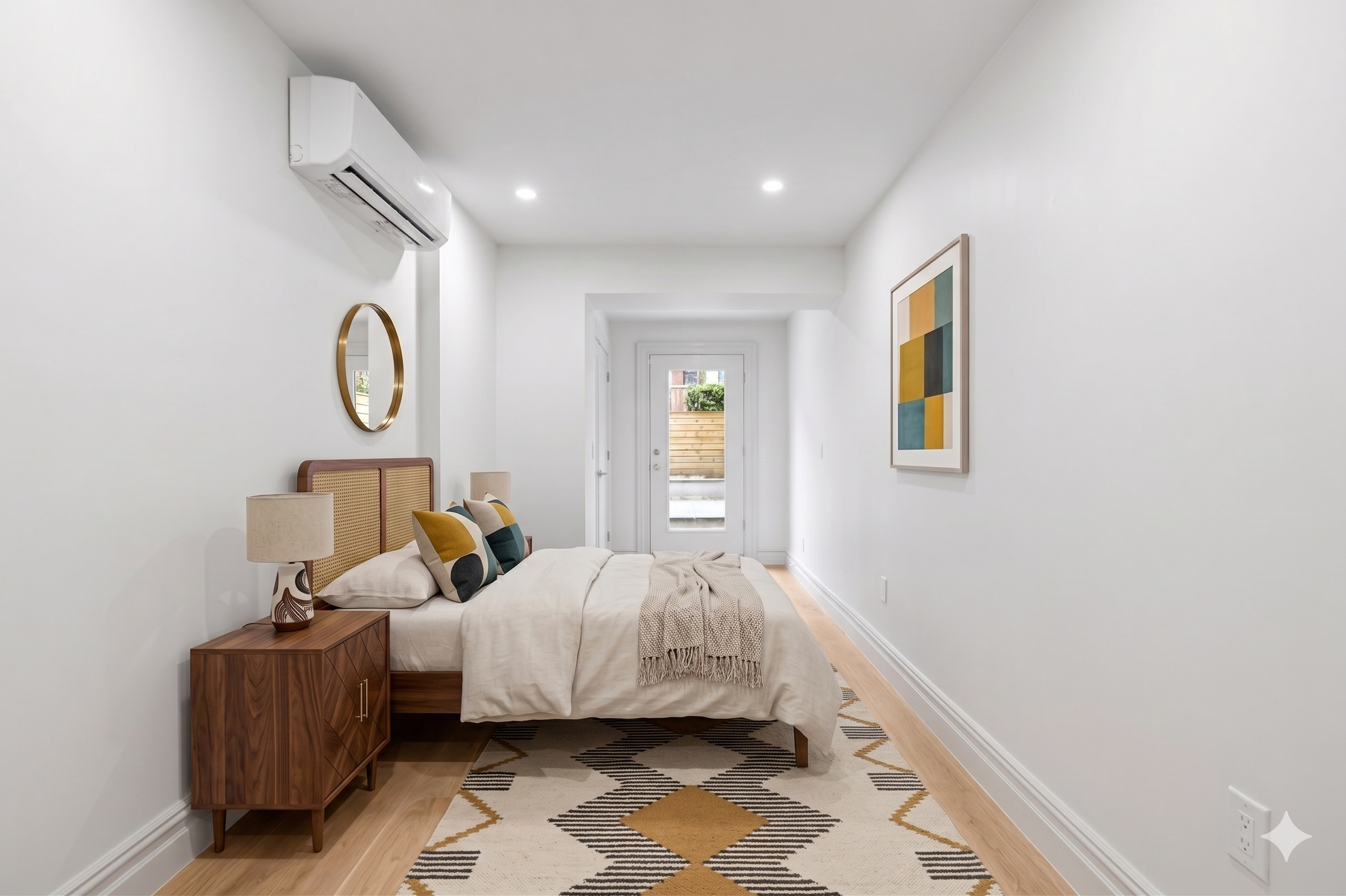 306 Halsey Street Brooklyn, NY 11216 - Photo 7 of 10 a bedroom with bed and a window
