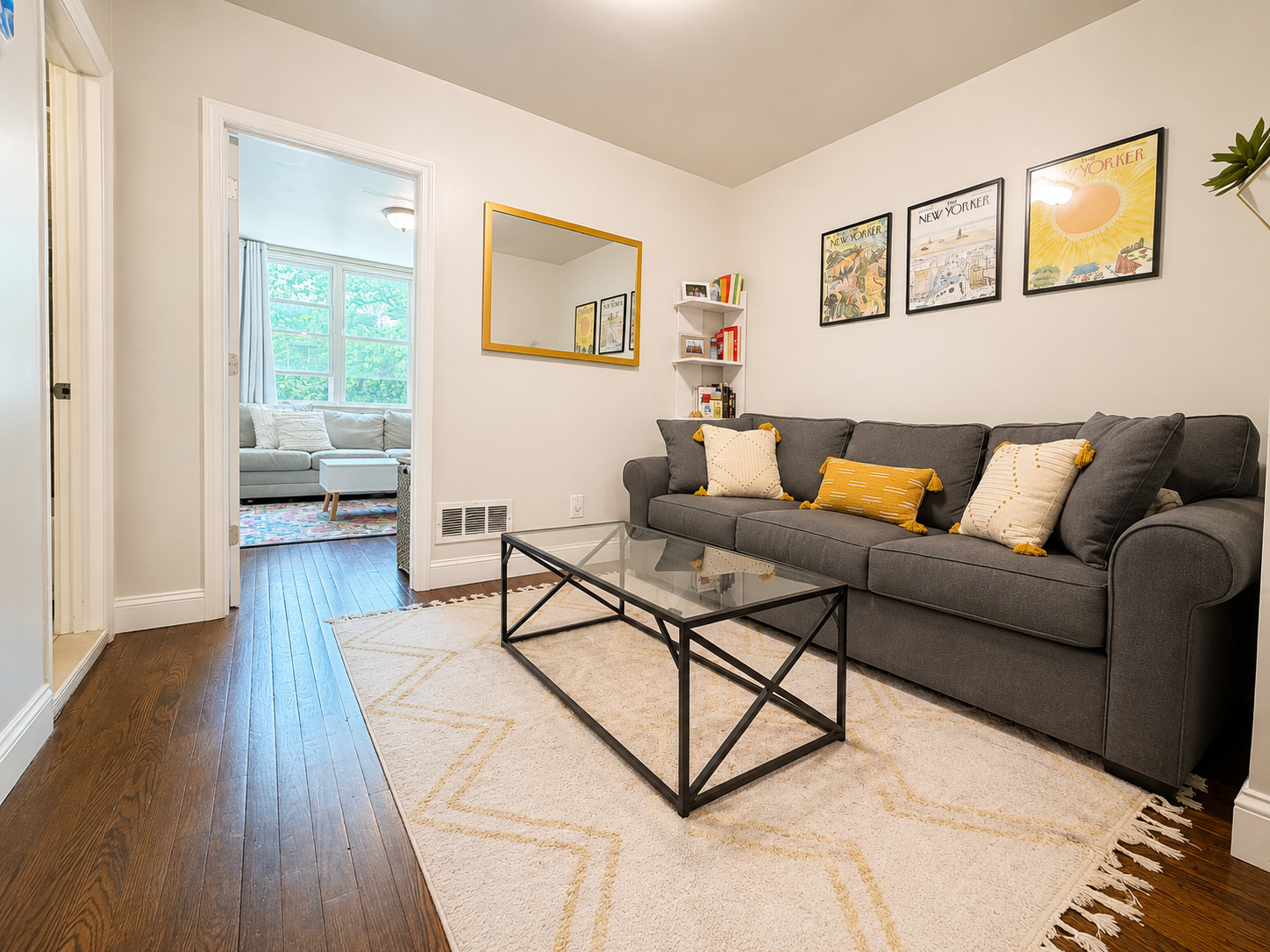 673 Metropolitan Avenue, Unit 2 Brooklyn, NY 11211 - Photo 6 of 12 a living room with furniture and a wooden floor