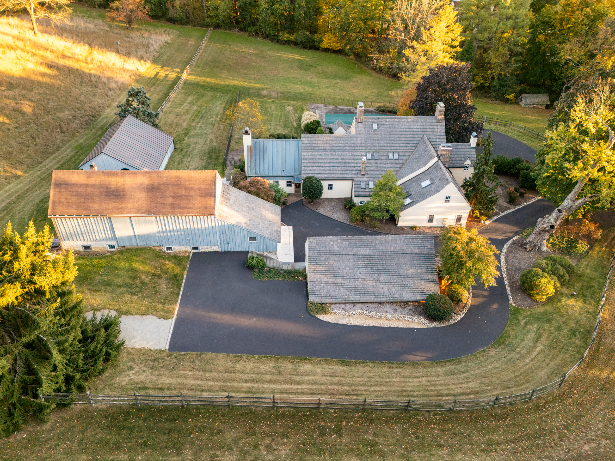 791 Grubbs Mill Road Berwyn, PA 19312 - Photo 64 of 76 an aerial view of a house with a yard