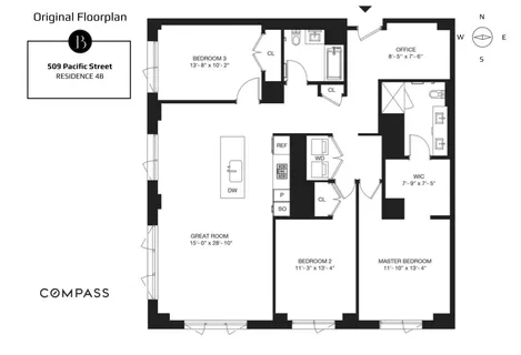 $2,395,000 | 509 Pacific Street, Unit 4B | Boerum Hill