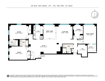 $2,995,000 | 336 West End Avenue, Unit 7CD | Upper West Side