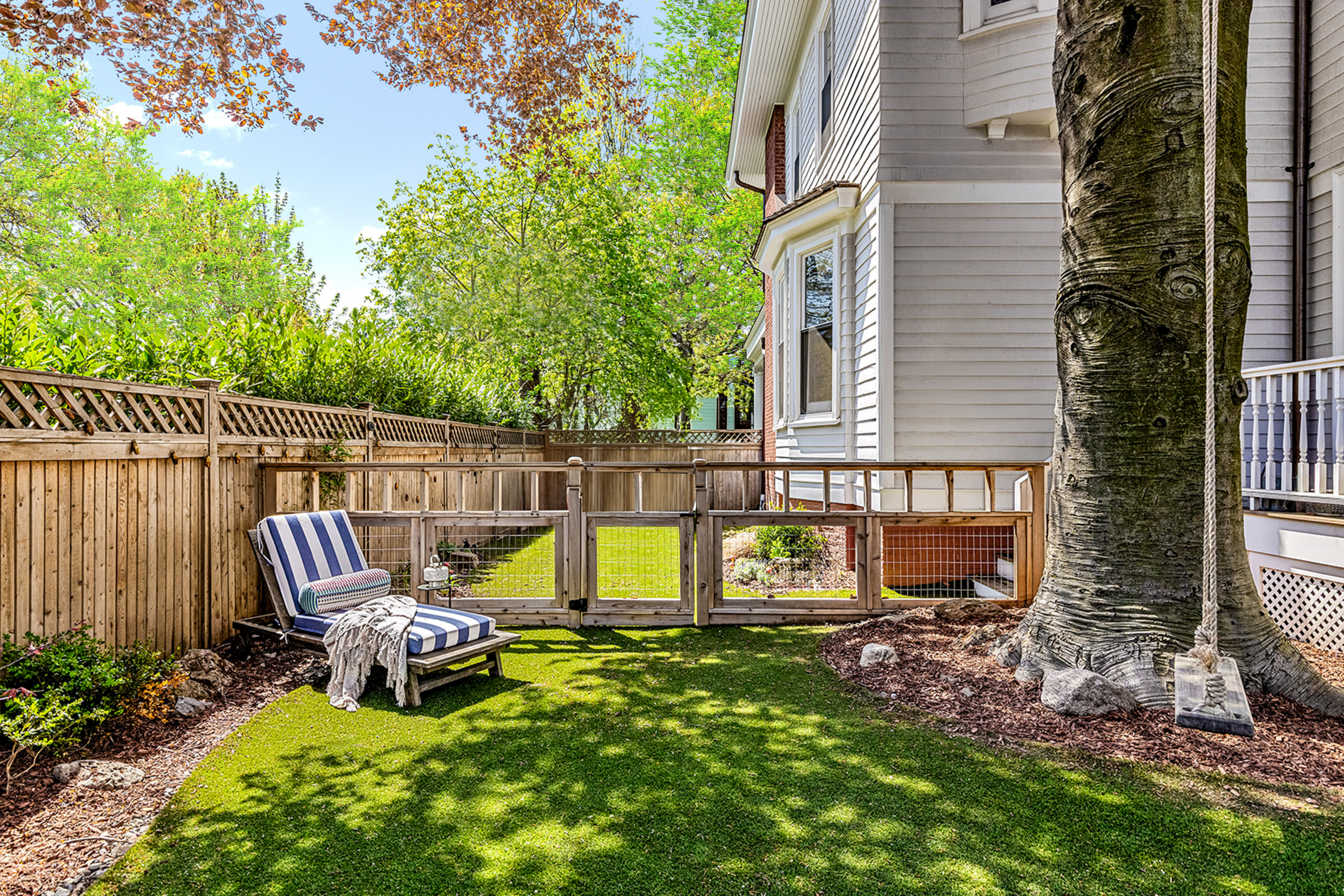 1221 Albemarle Road Brooklyn, NY 11218 - Photo 19 of 45 a view of a chairs in backyard of the house