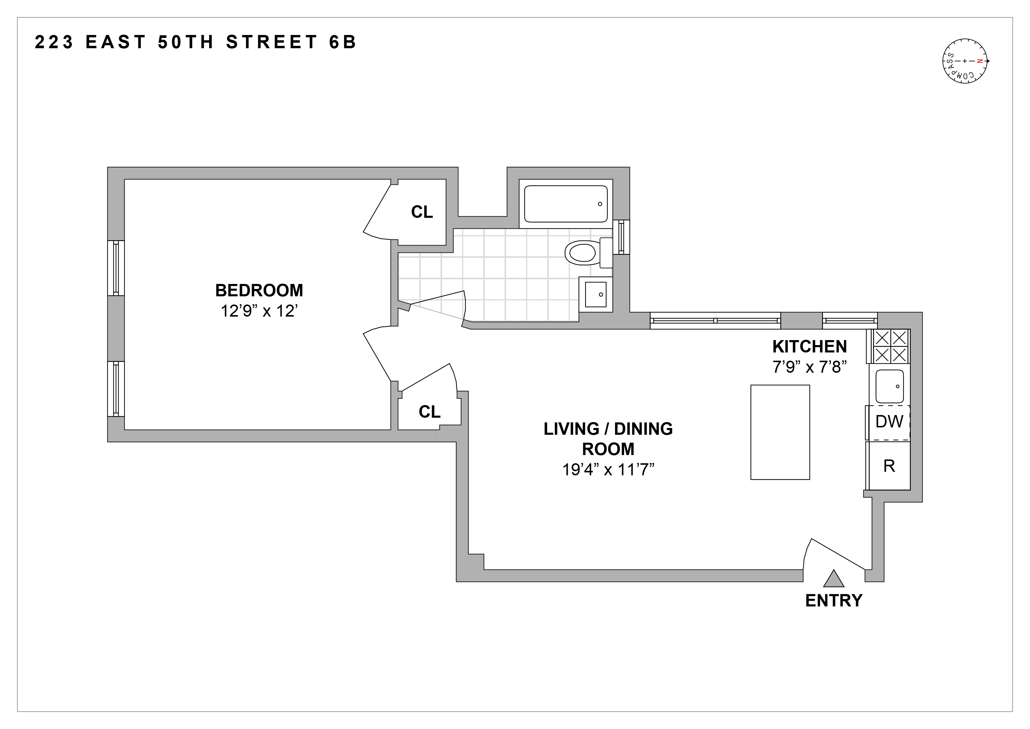 223 East 50th Street, Unit 6B Manhattan, NY 10022 - Photo 7 of 7 a picture of a bench