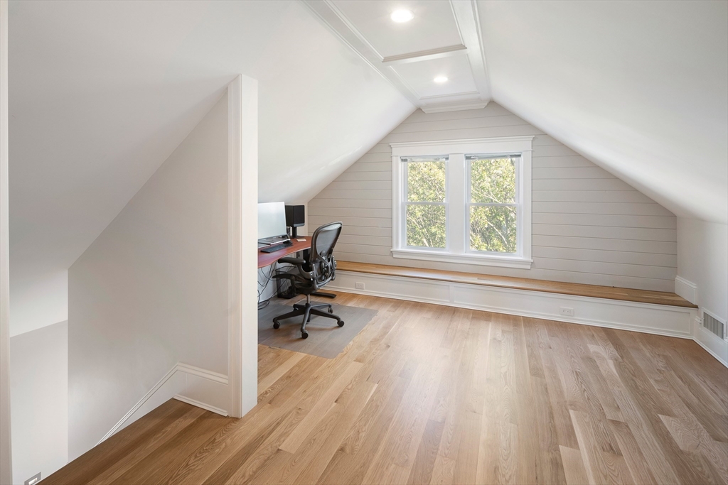48-50 Amsden Street, Unit 2 Arlington, MA 02474 - Photo 14 of 34 wooden floor in an empty room with a window