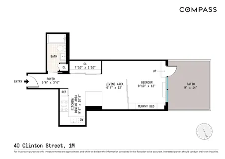 $595,000 | 40 Clinton Street, Unit 1M | Brooklyn Heights