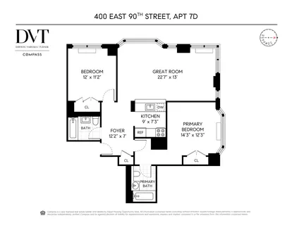 $1,350,000 | 400 East 90th Street, Unit 7D | Upper East Side