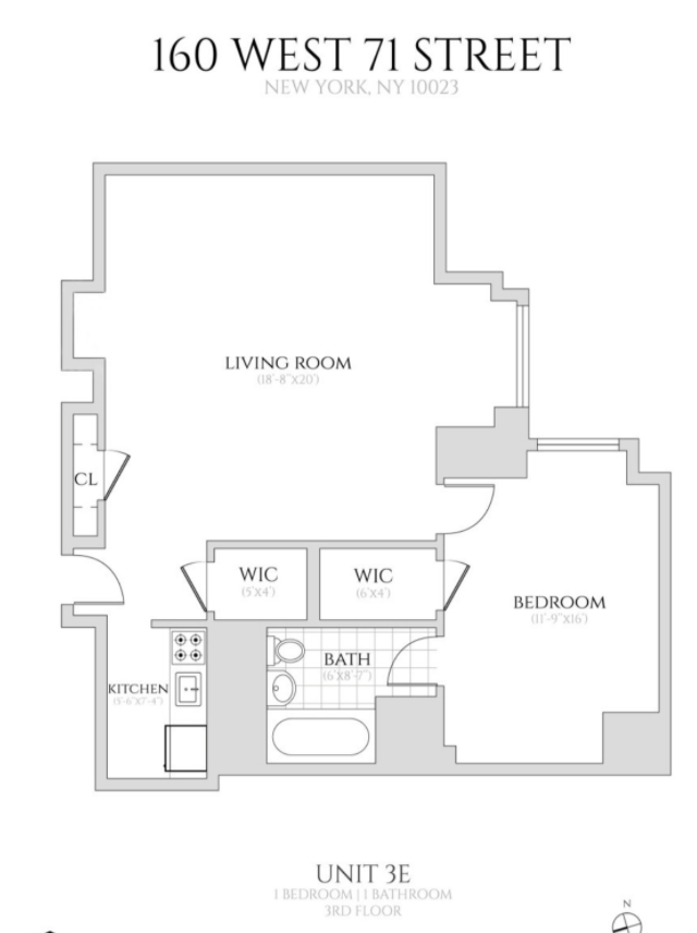 160 West 71st Street, Unit 3E Manhattan, NY 10023 - Photo 6 of 6