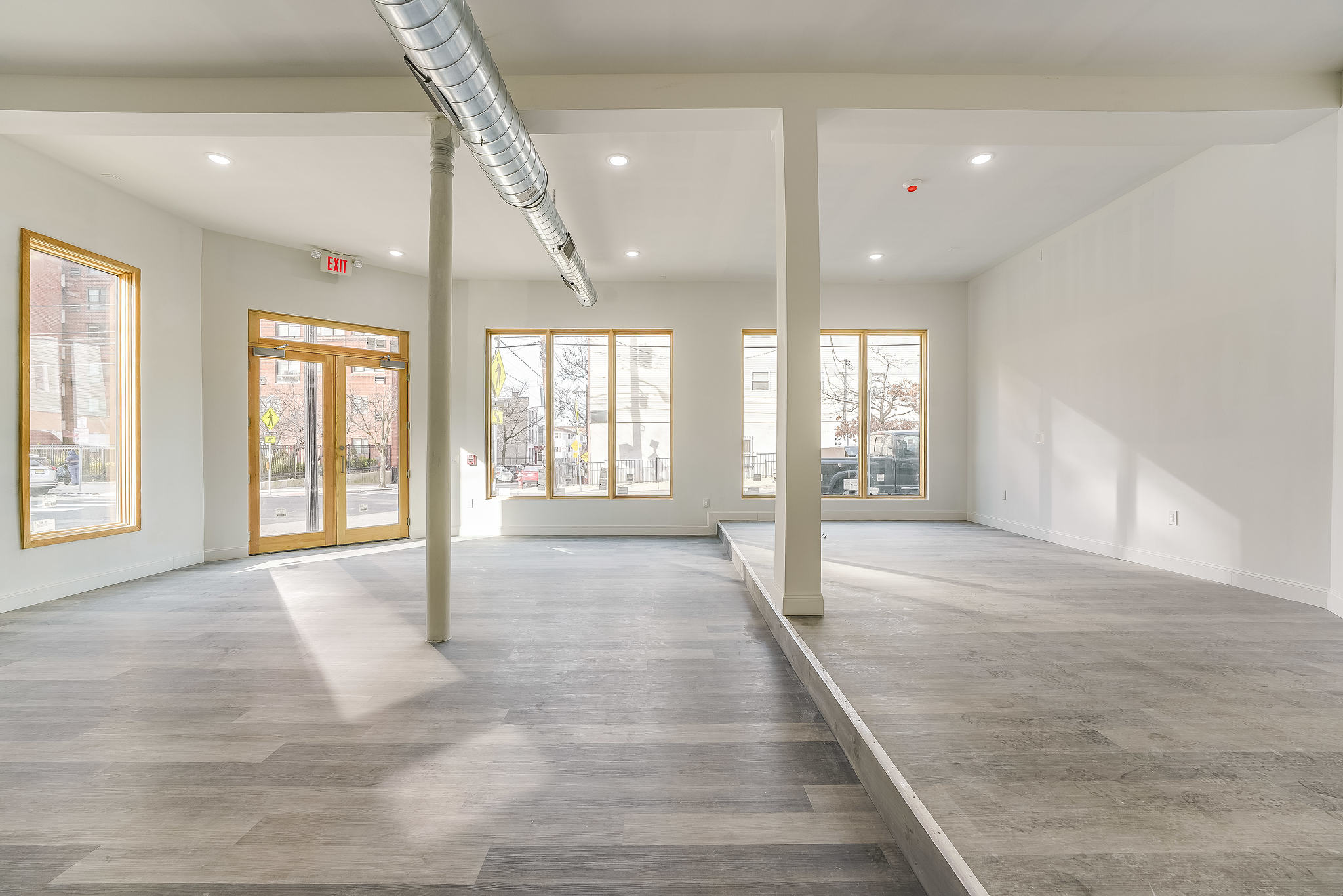 1076 Summit Avenue Jersey City, NJ 07307 - Photo 8 of 8 a view of an entryway with wooden floor