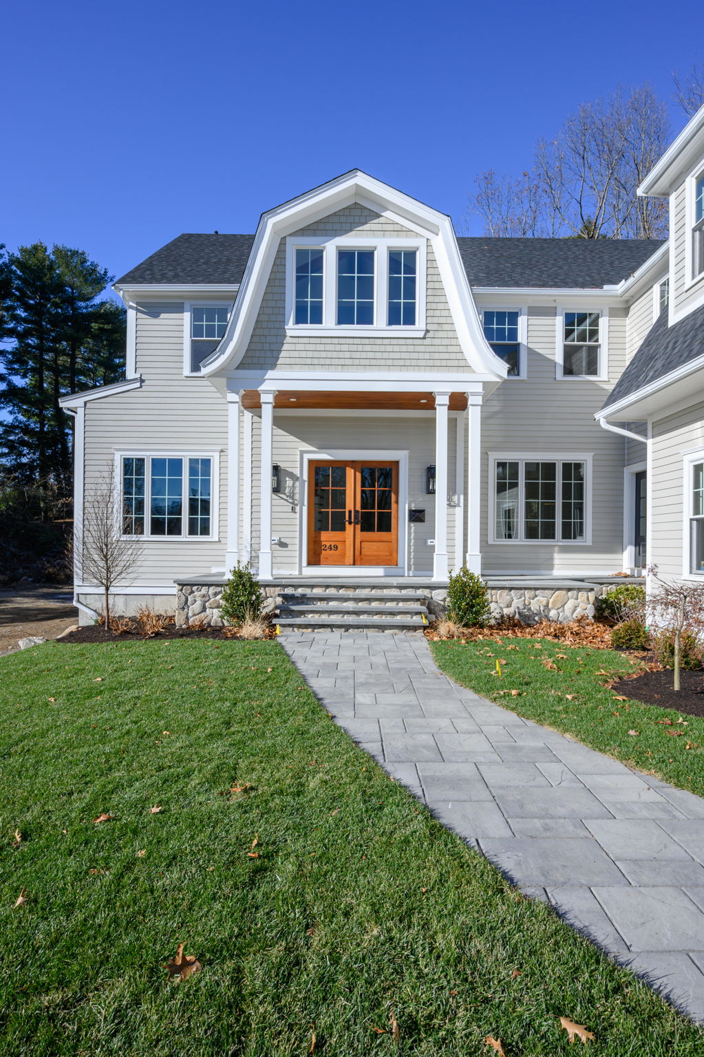 249 Central Avenue Milton, MA 02186 - Photo 5 of 61 a front view of a house with a yard