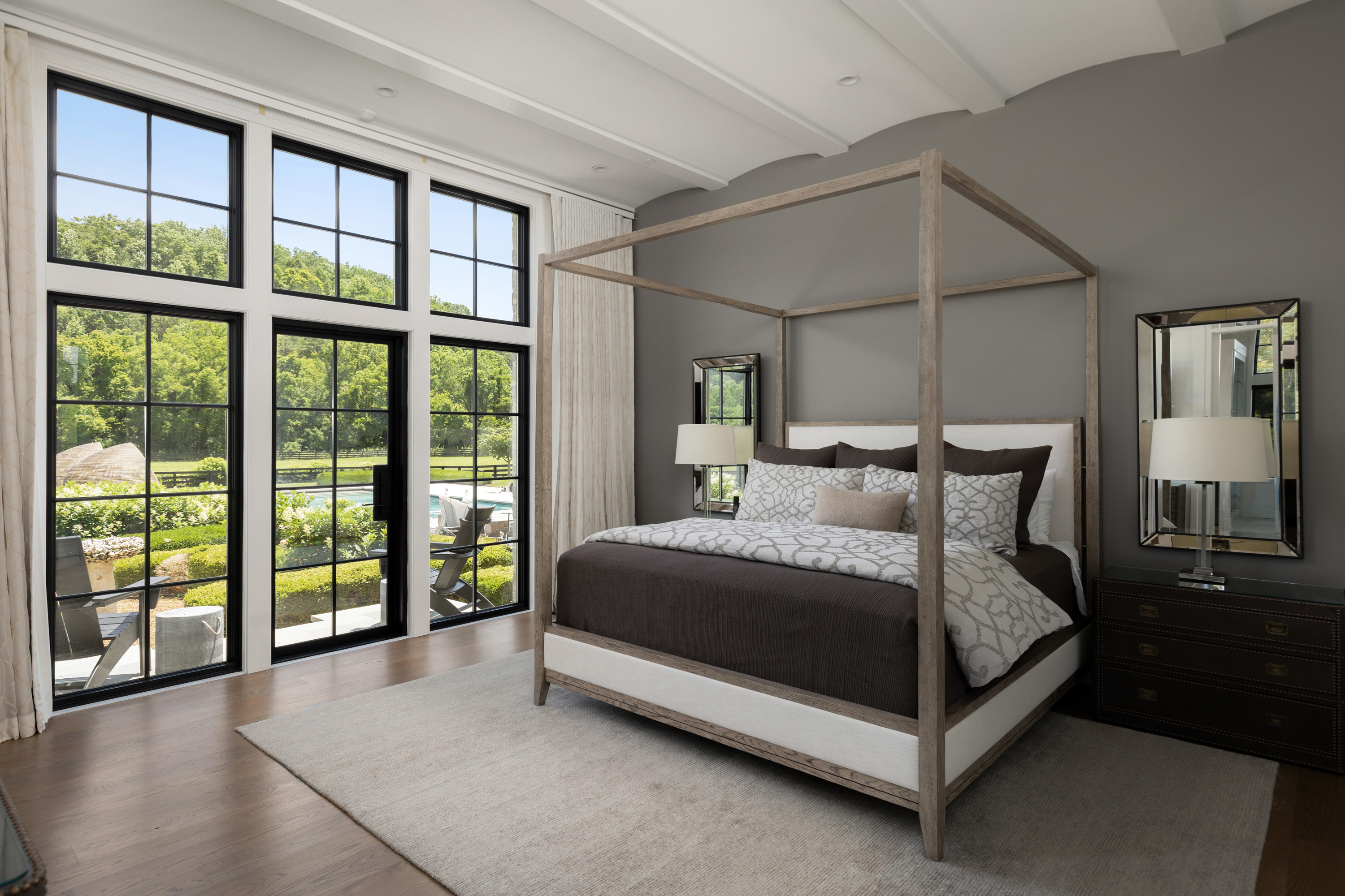 5747 Garrison Road Franklin, TN 37064 - Photo 29 of 47 a spacious bedroom with a large bed and a large window