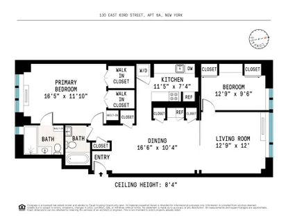 $1,450,000 | 130 East 63rd Street, Unit 6A | Lenox Hill