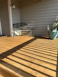 a view of outdoor space with seating