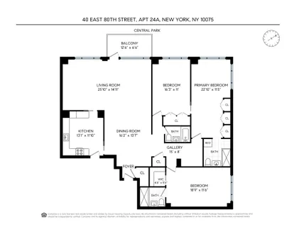$950,000 | 40 East 80th Street, Unit 24A | Upper East Side
