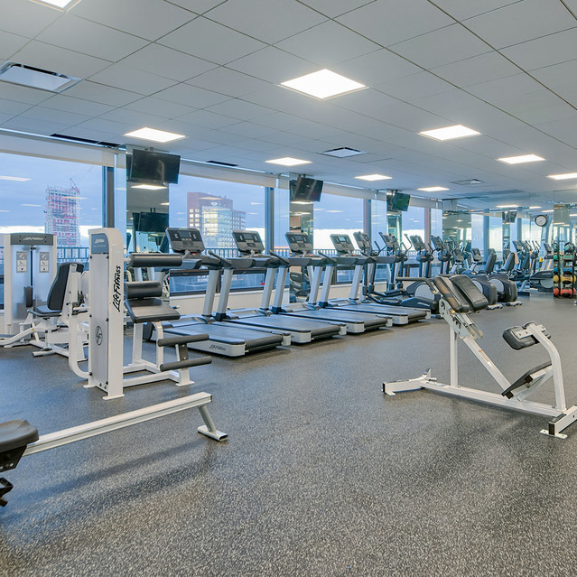 20 West 64th Street, Unit 20K Manhattan, NY 10023 - Photo 15 of 17 a view of a room with gym equipment