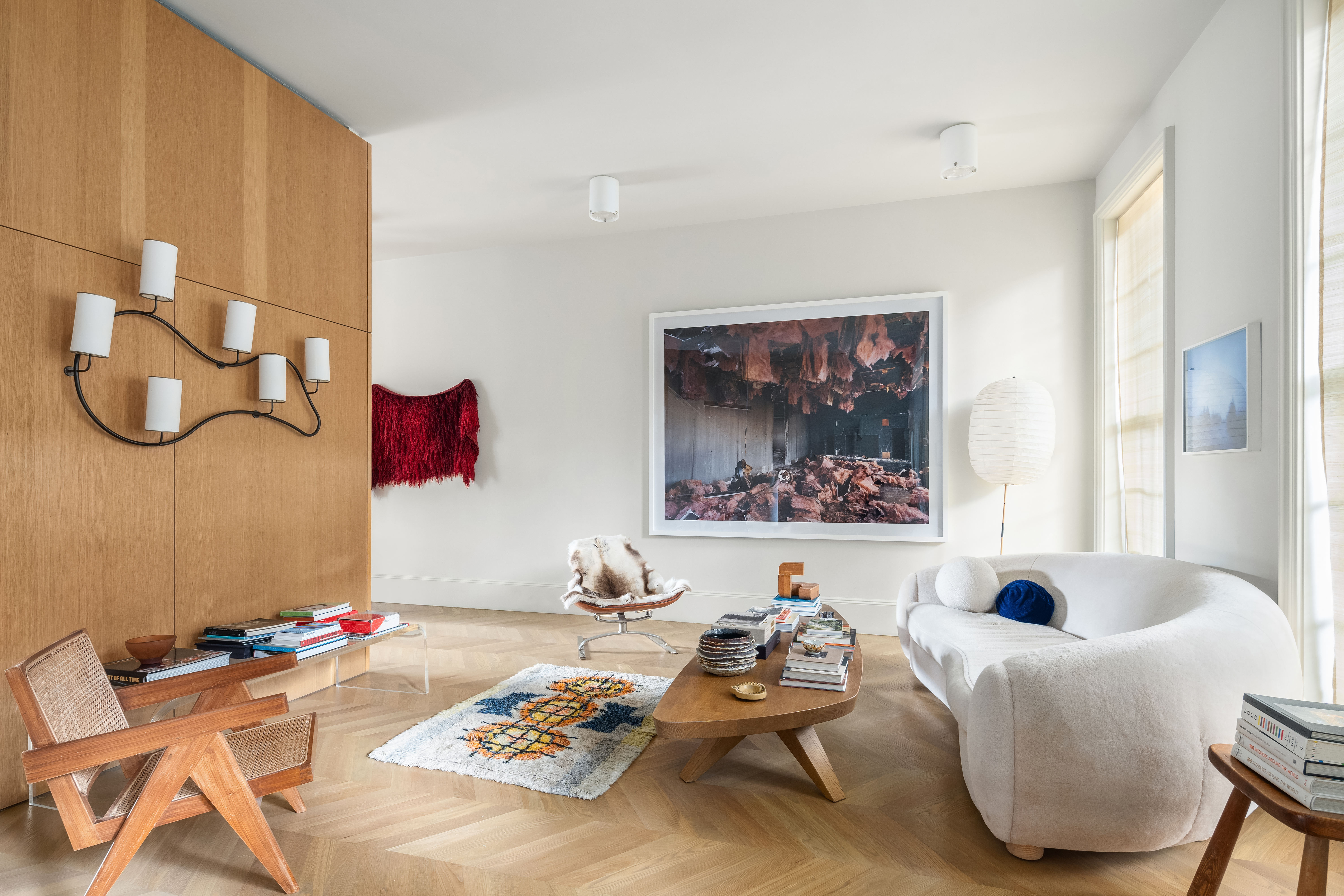 168 Bergen Street Brooklyn, NY 11217 - Photo 3 of 25 a living room with furniture and a flat screen tv