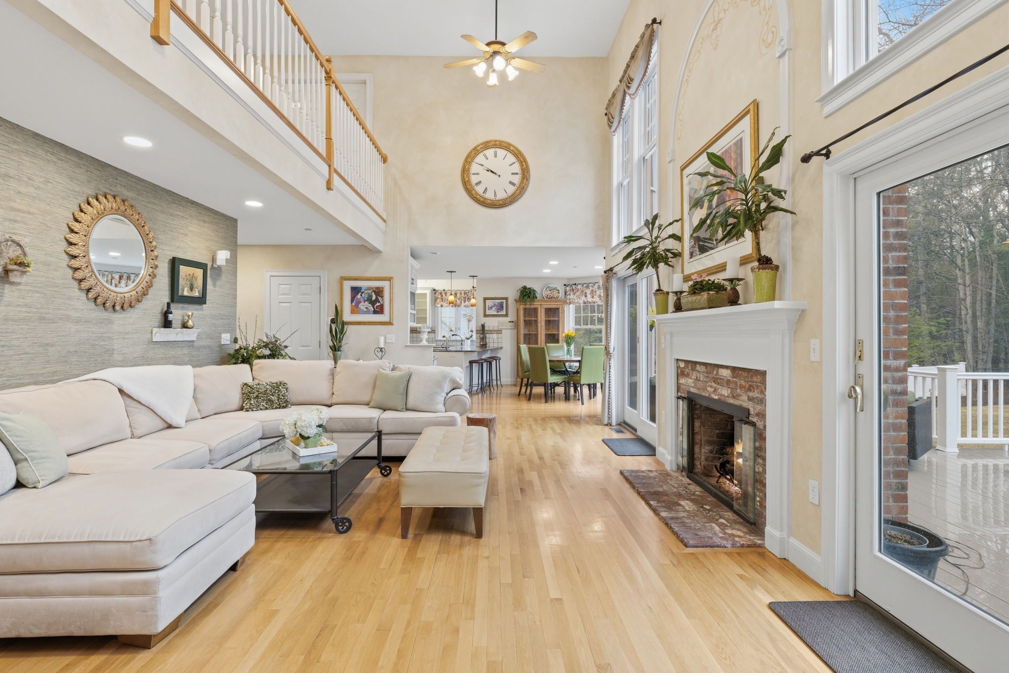 20 Marshall Path Acton, MA 01720 - Photo 5 of 19 a living room with furniture a fireplace and a table