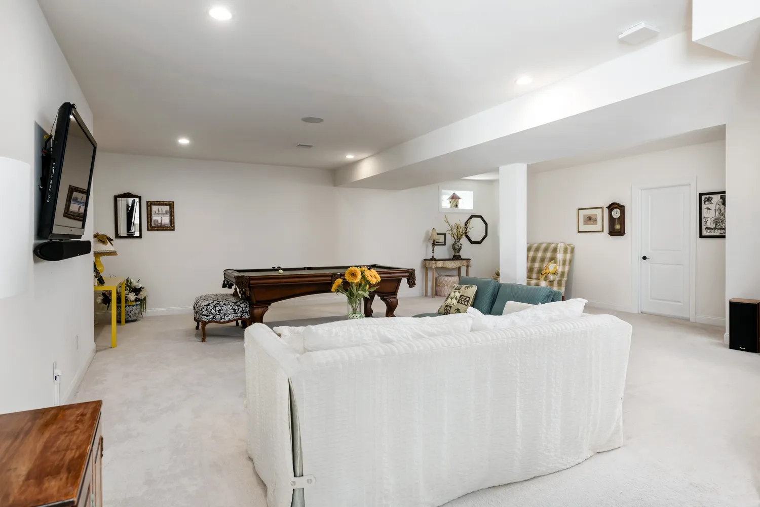 a bedroom with bed and window