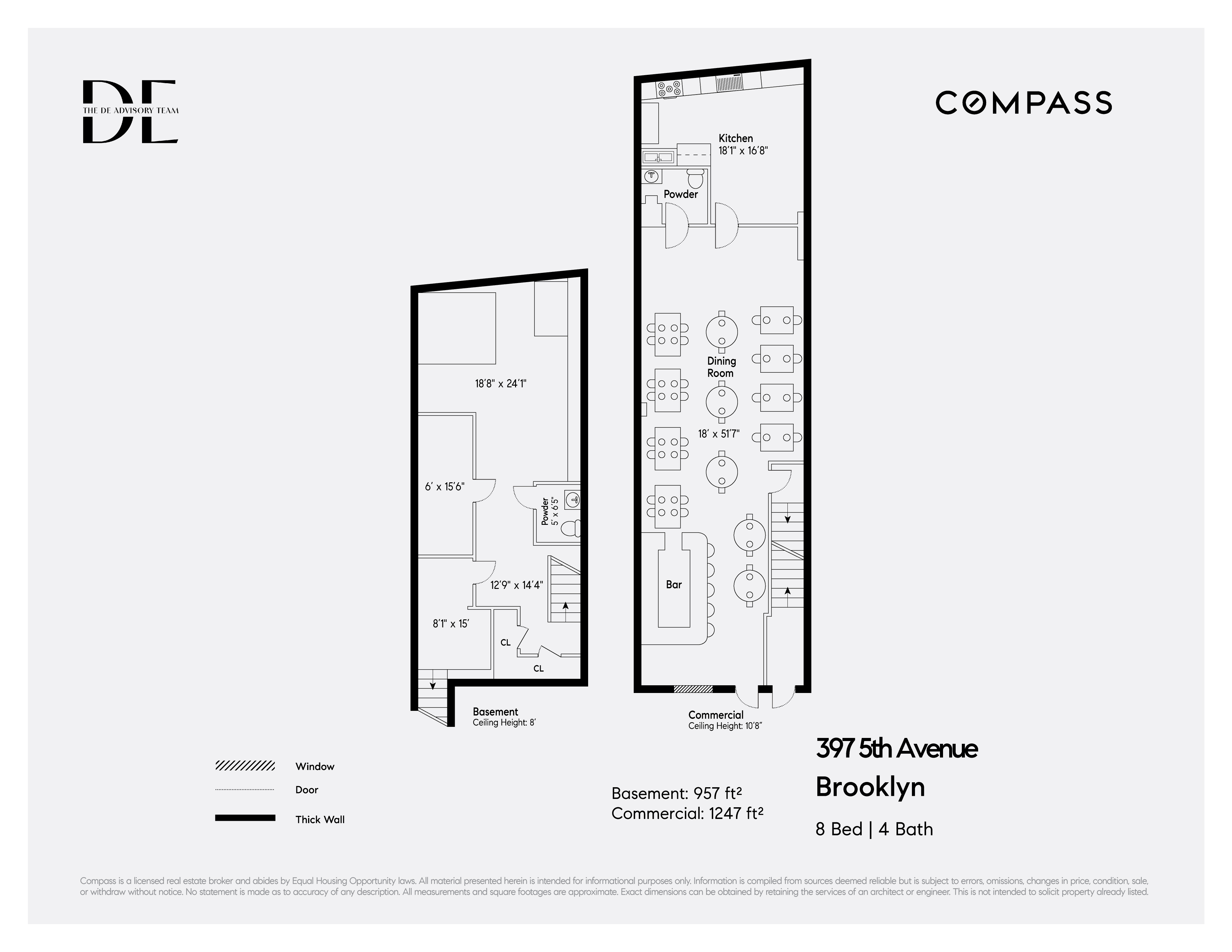 397 5th Avenue Brooklyn, NY 11215 - Photo 13 of 14 a picture of a wall with a window