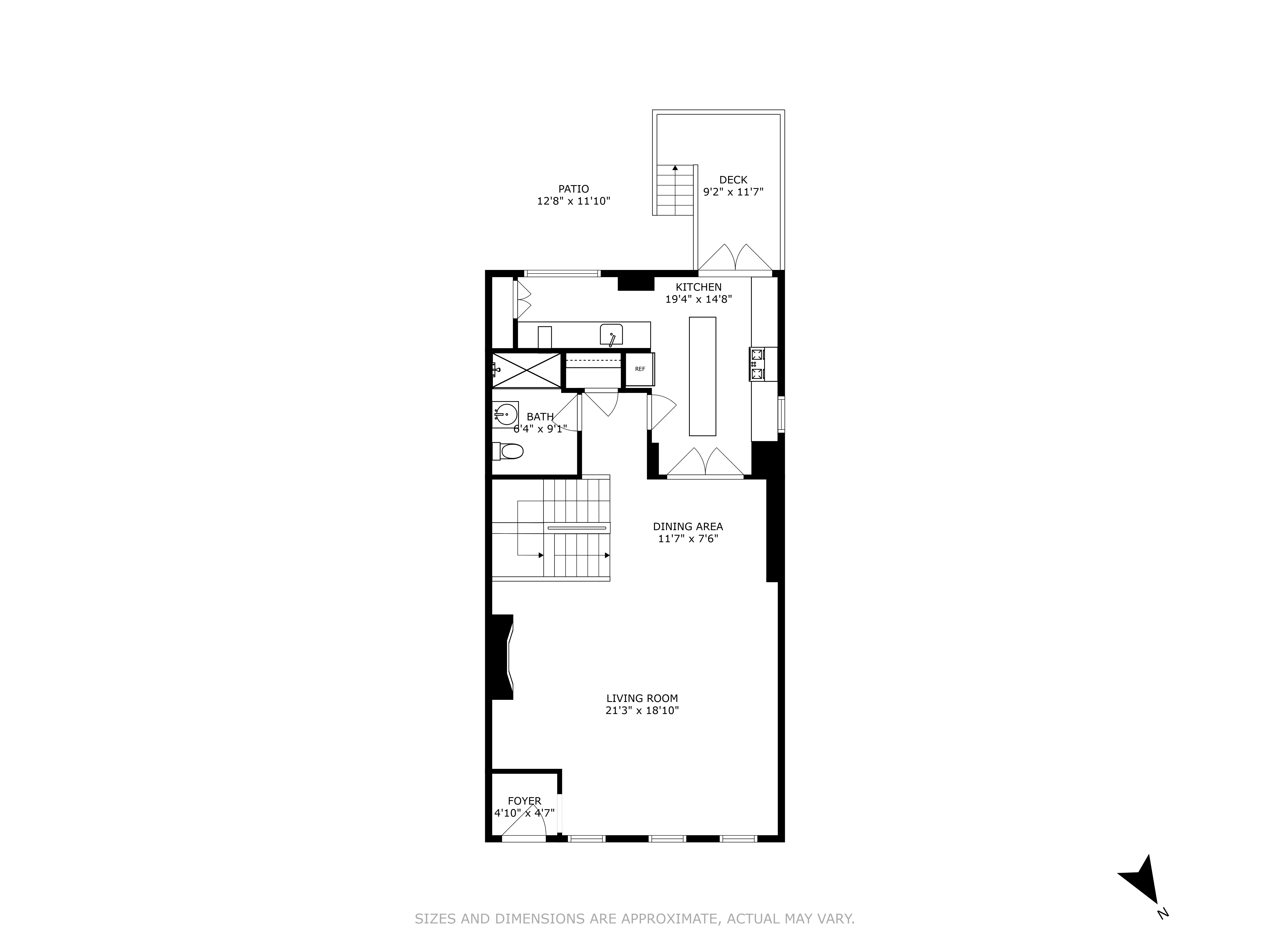 7 MacDougal Alley Manhattan, NY 10011 - Photo 24 of 25 a picture of a floor plan