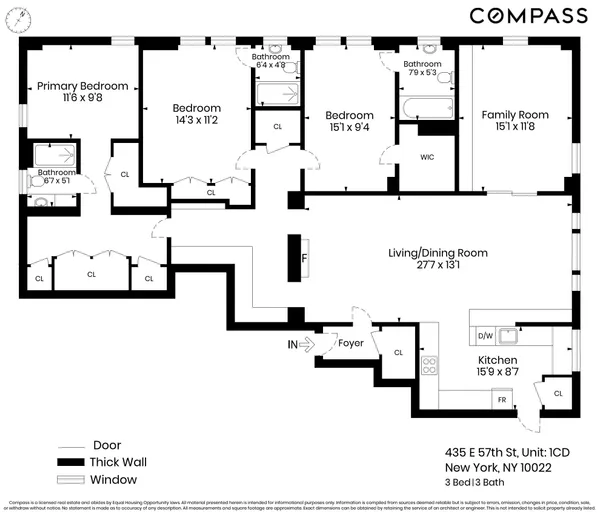 $2,400,000 | 435 East 57th Street, Unit 1CD | Sutton Place