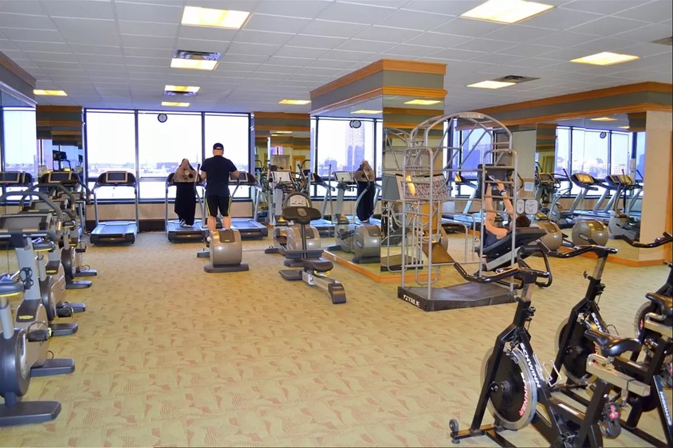 415 East 37th Street, Unit 32G Manhattan, NY 10016 - Photo 12 of 19 a view of a room with gym equipment