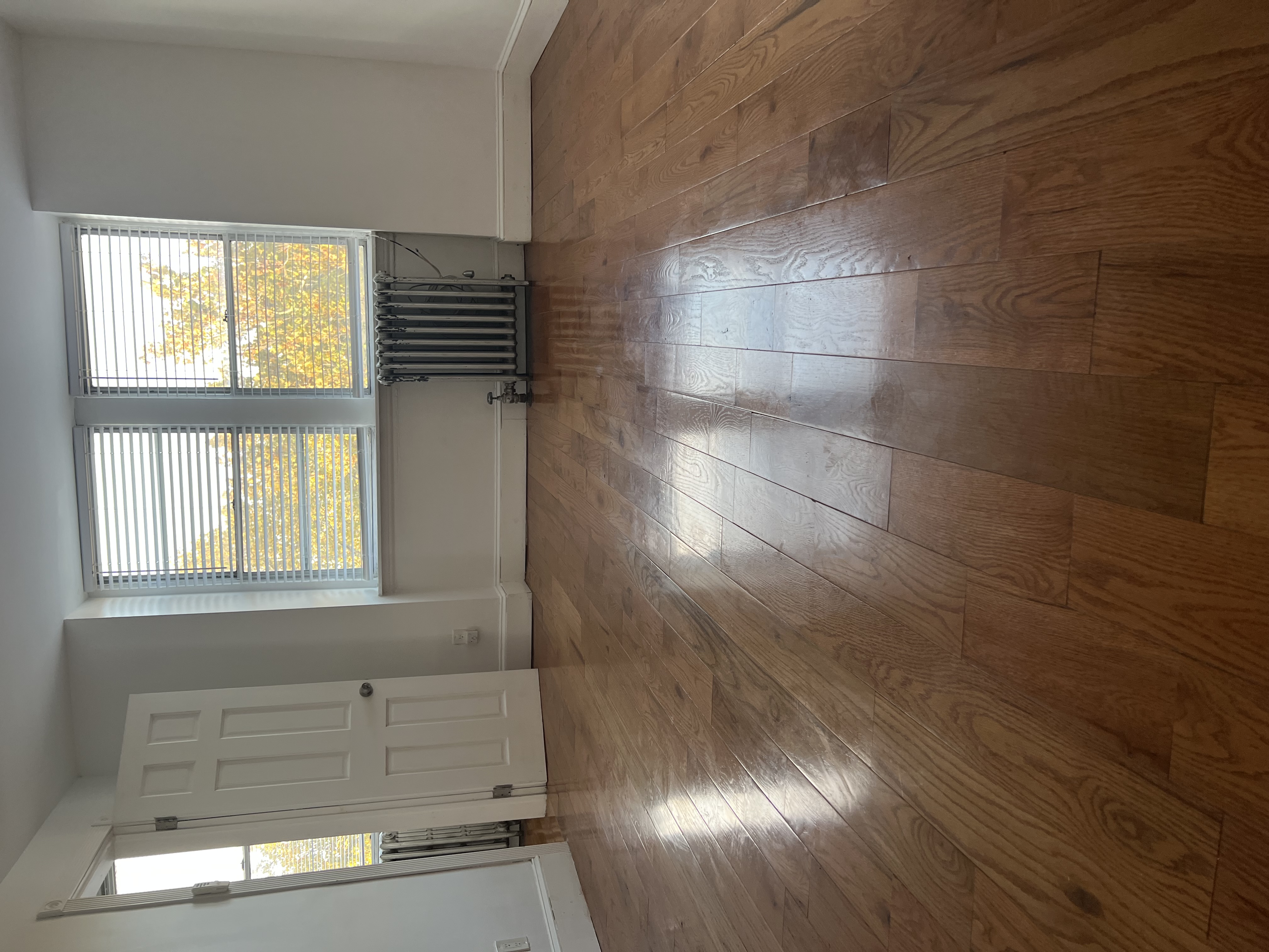 160 Macon Street, Unit 3 Brooklyn, NY 11216 - Photo 1 of 7 an empty room with wooden floor and windows