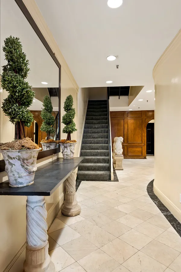 a view of entryway and hall