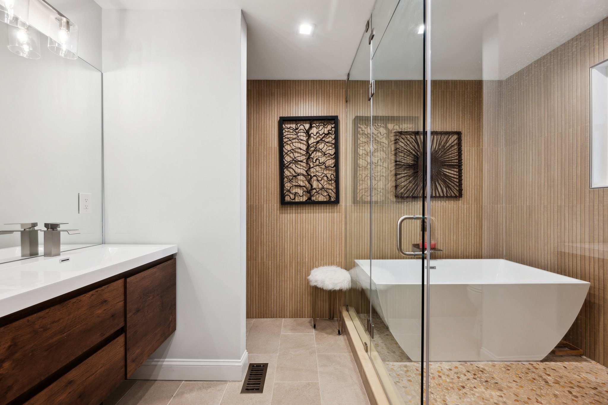 2607 Ross Road Chevy Chase, MD 20815 - Photo 20 of 37 a bathroom with a sink a toilet and mirror