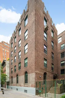 a front view of a building